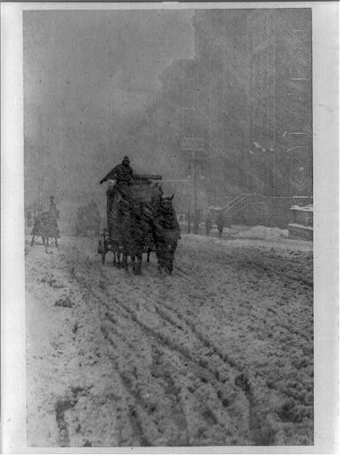 Alfred Stieglitz - Winter, Fifth Avenue, New York, 1893