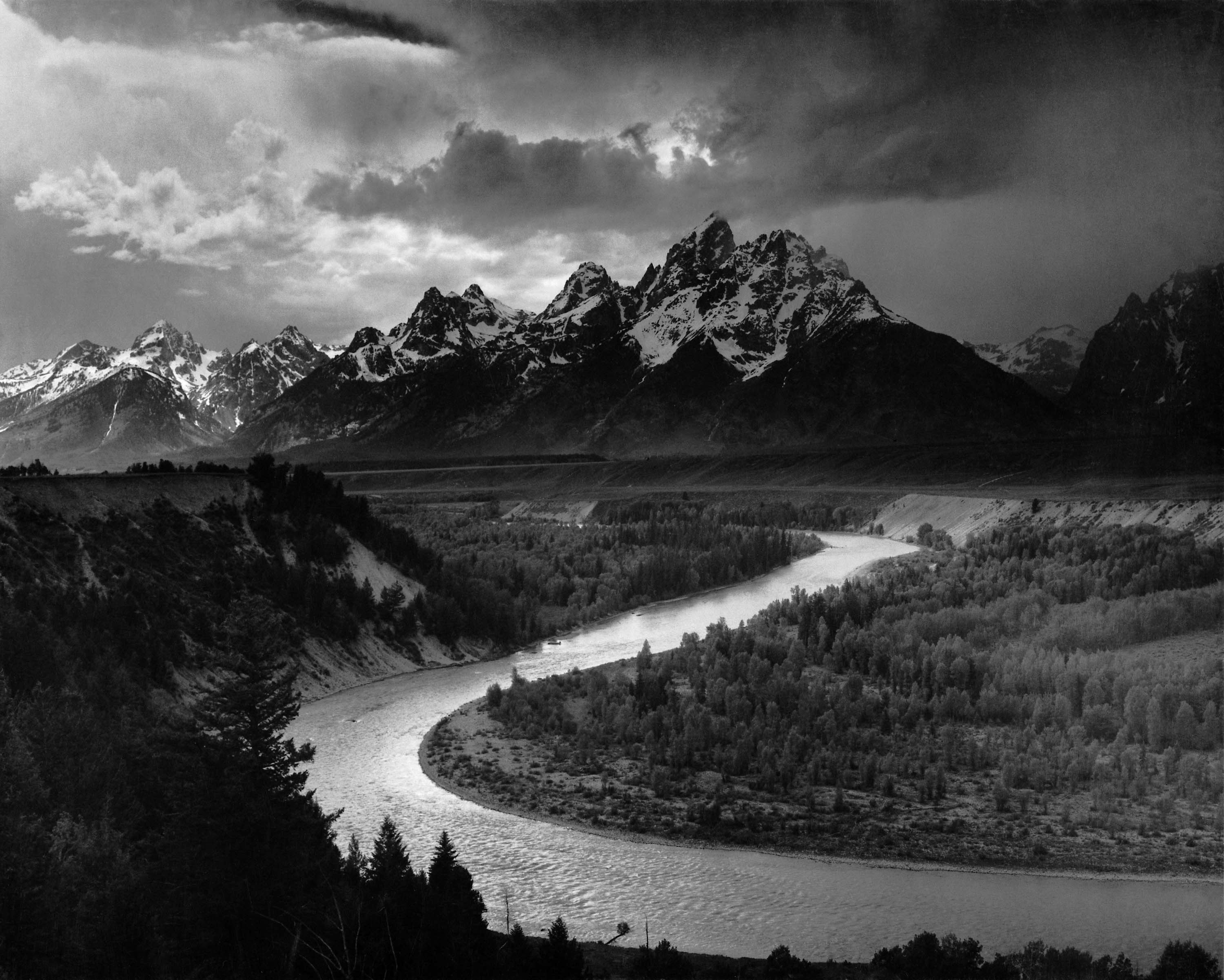 Ansel Adams - The Tetons and the Snake River, Grand Teton National Park, 1942