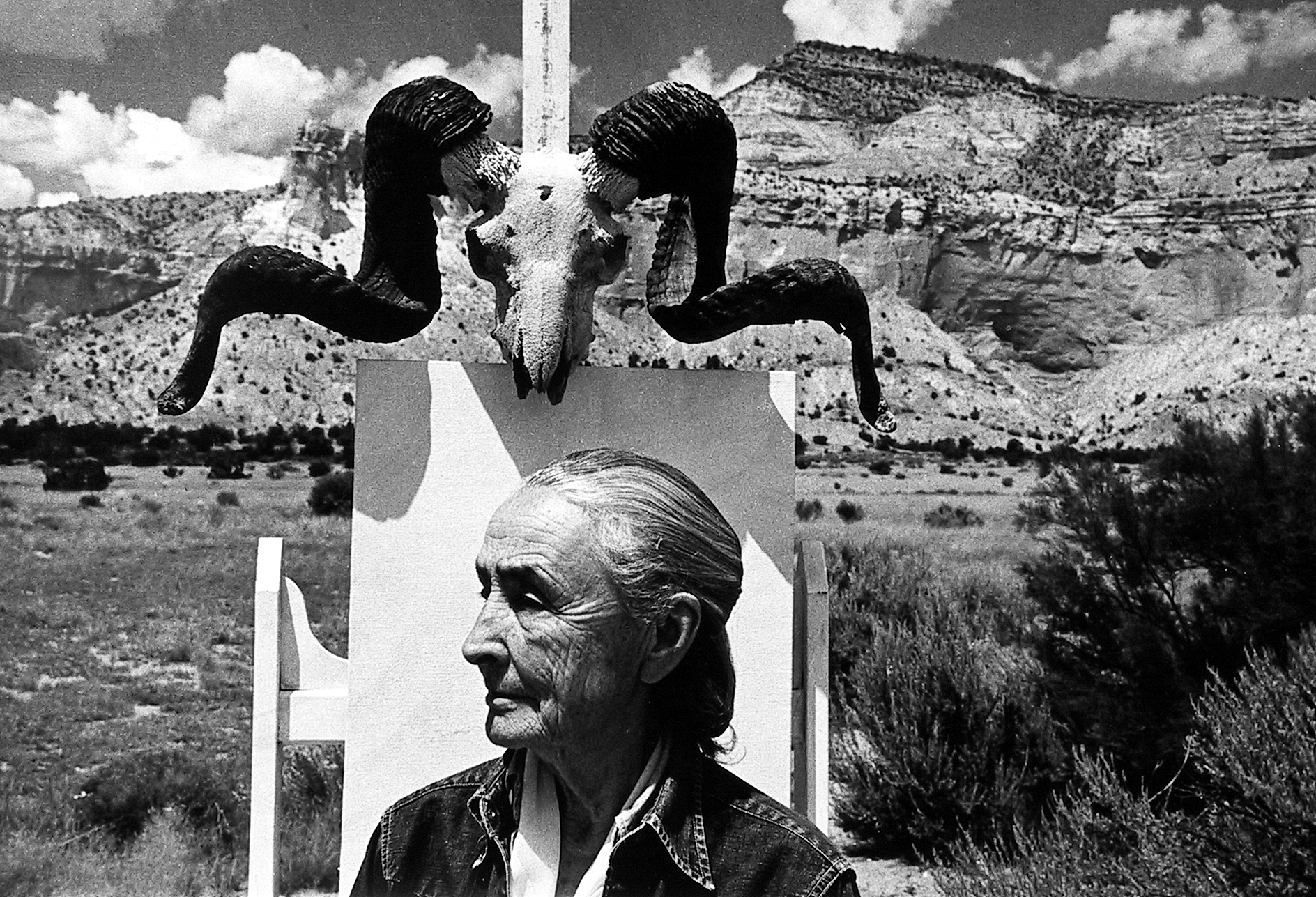 Georgia O'Keeffe by Arnold Newman