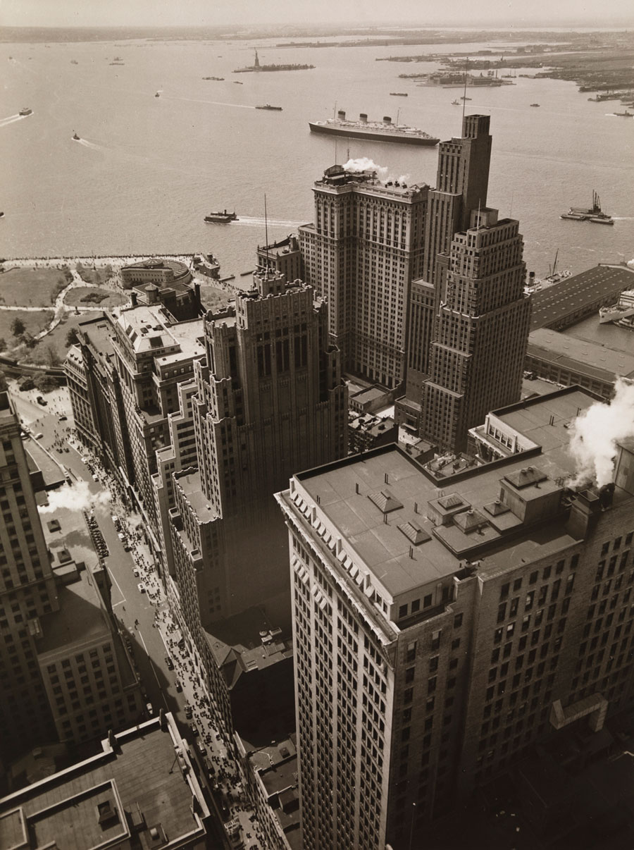 Broadway to the Battery, New York, 1938