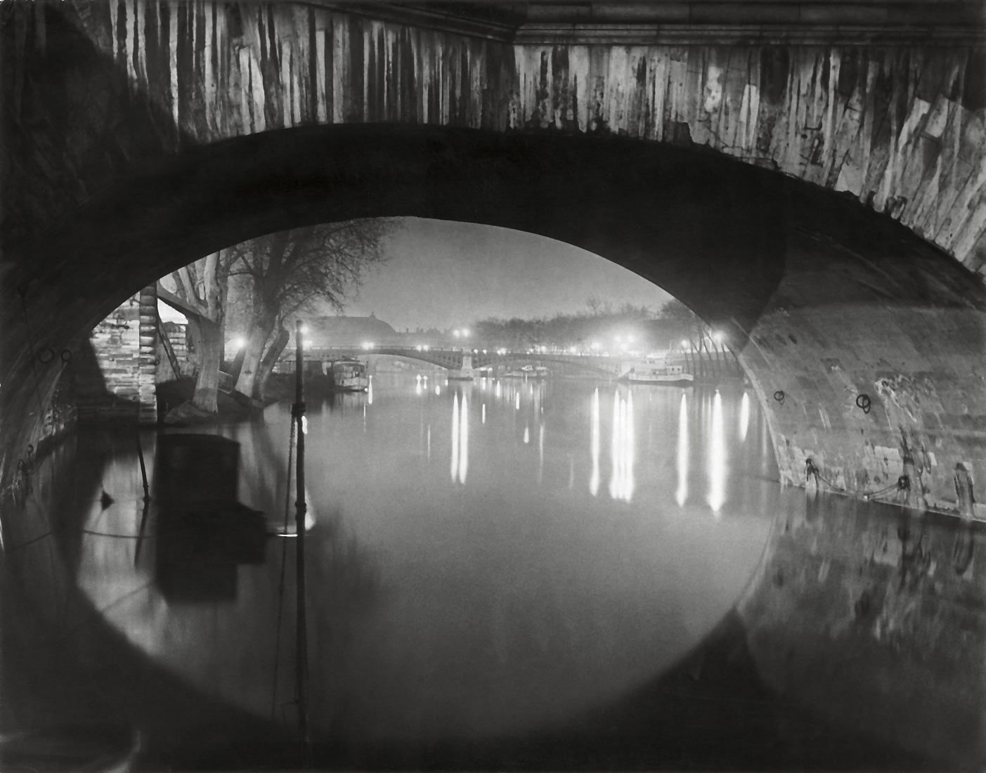 View through the Pont Royal toward the Pont Solférino, Paris, c. 1933