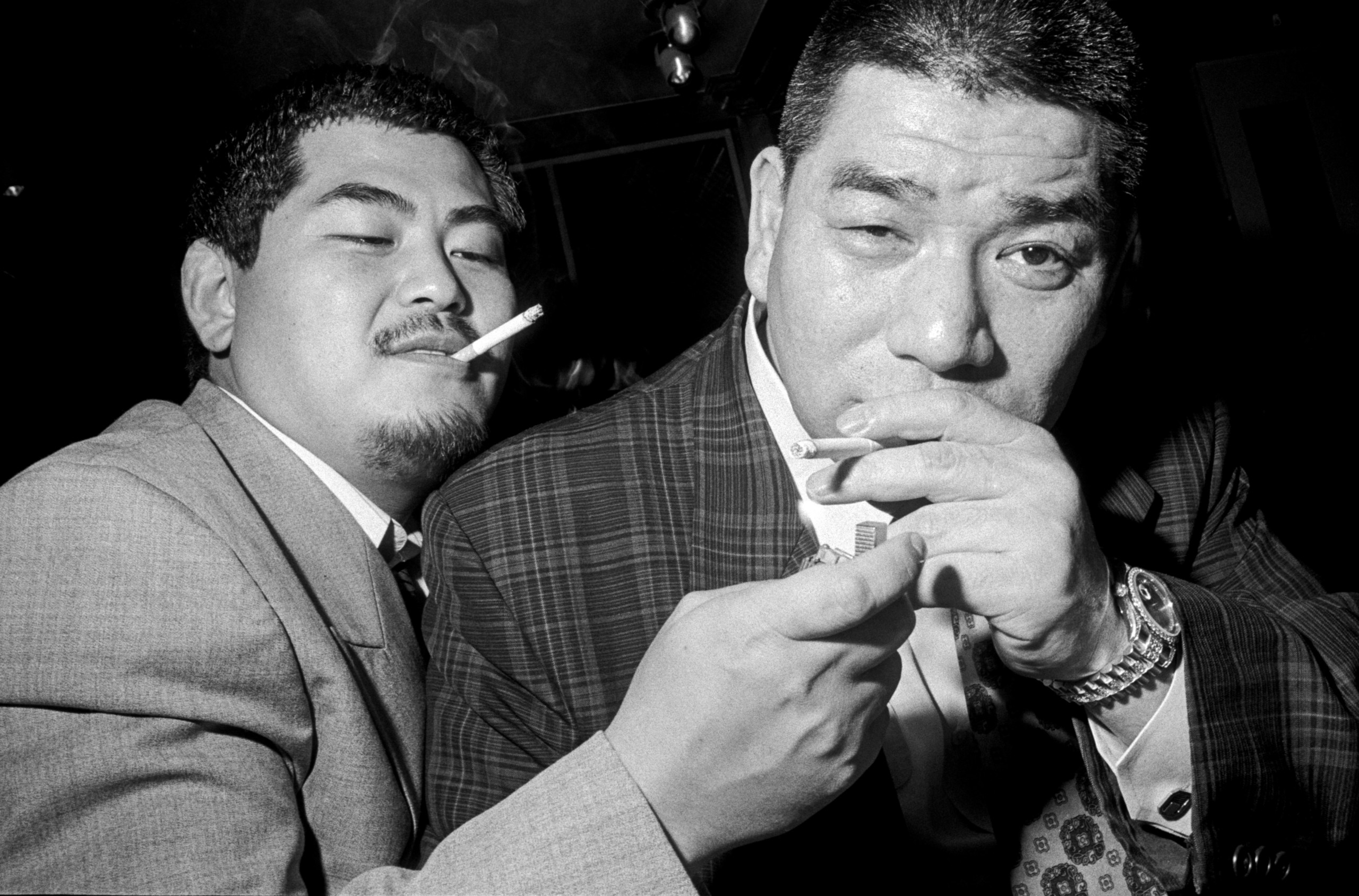 Bruce Gilden - Yakuza, Tokyo, Japan, 1998