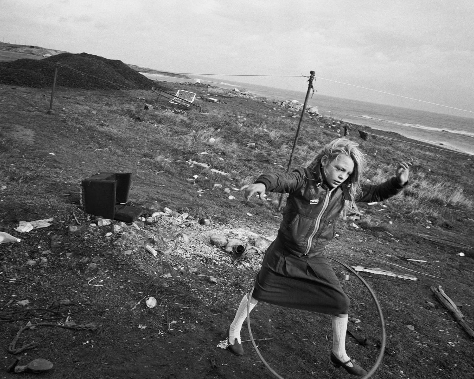 Helen and her Hula-hoop — Chris Killip, 1984