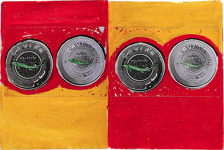 Caviar journal collage by Dan Eldon