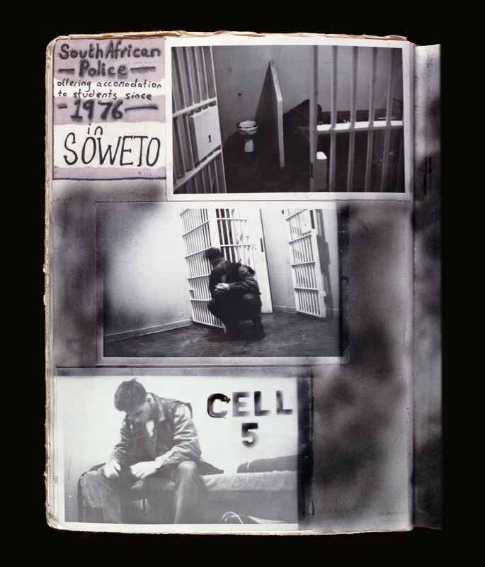 Self-Portrait in Soweto Cell by Dan Eldon