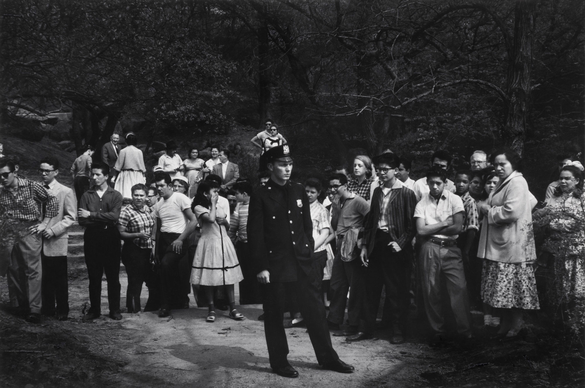 Drowning Scene, Central Park, New York City, 1957 — Dave Heath