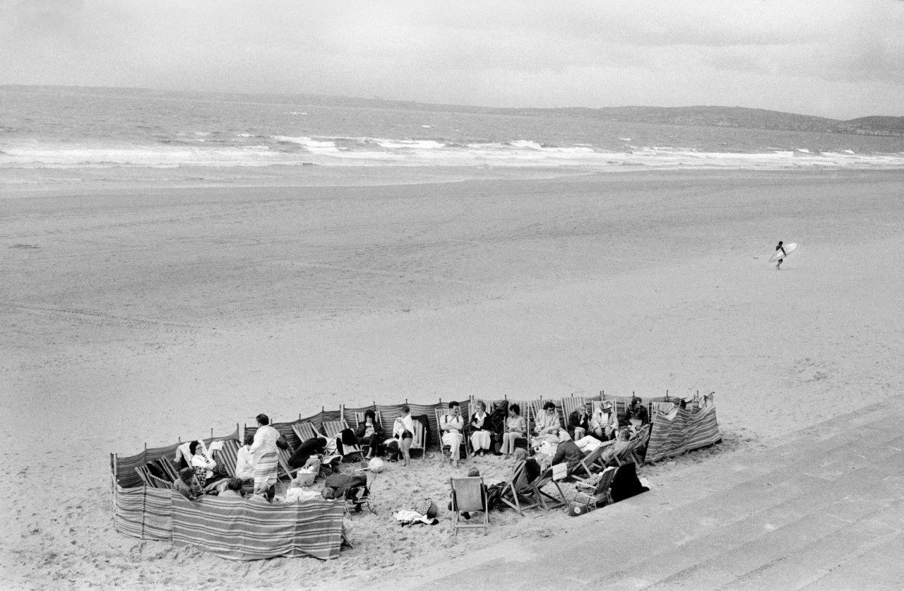 Coach Party from the Valleys, Aberavon Beach, Wales, 1971 — David Hurn