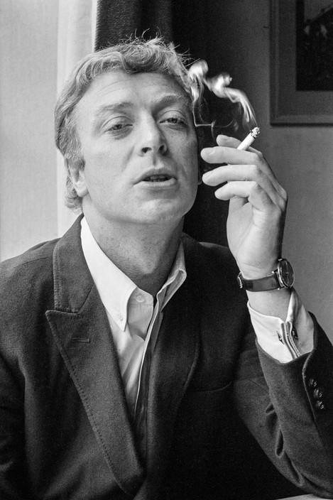 Michael Caine during the making of Alfie, London — David Hurn