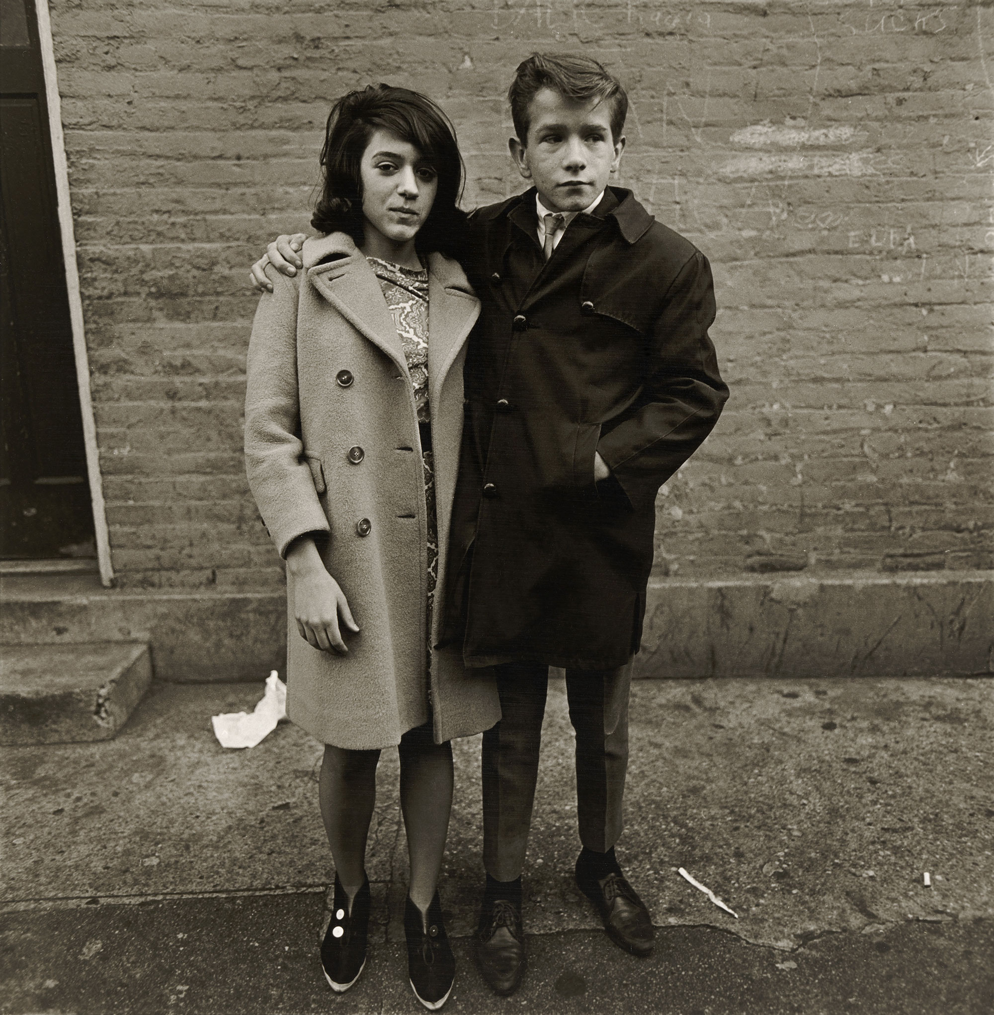 Teenage Couple on Hudson Street, New York City, 1963