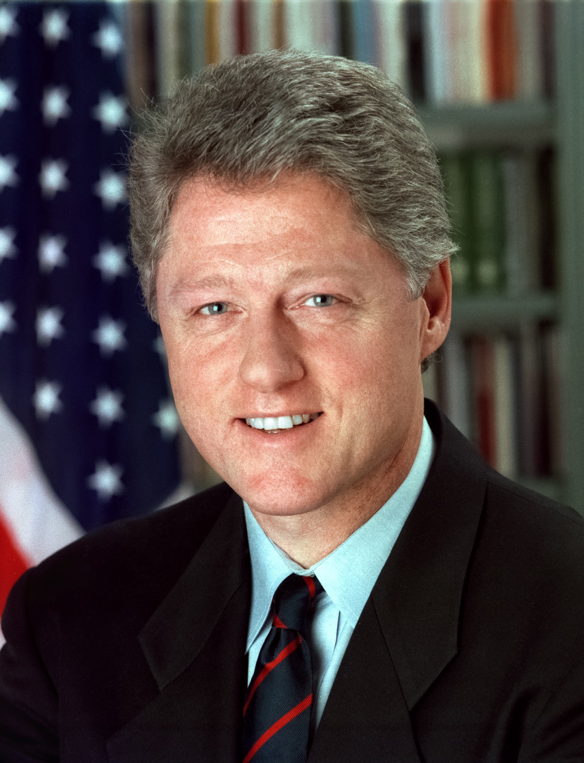 Official portrait of President Bill Clinton at the White House