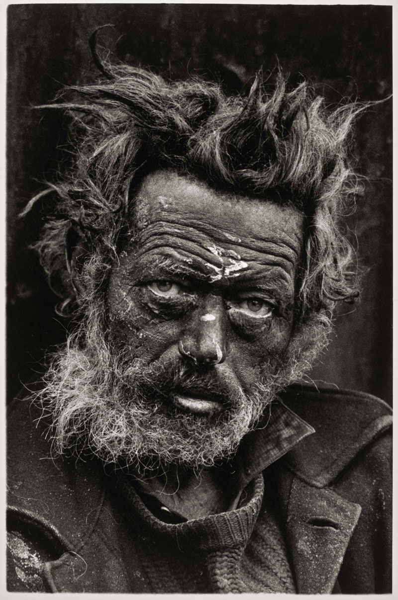 Homeless Irishman, Spitalfields — Don McCullin, 1970