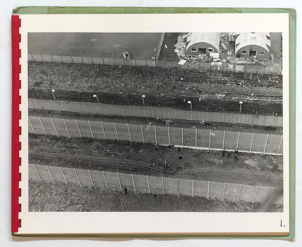 Aerial view of HM Prison Maze, Long Kesh, 1974