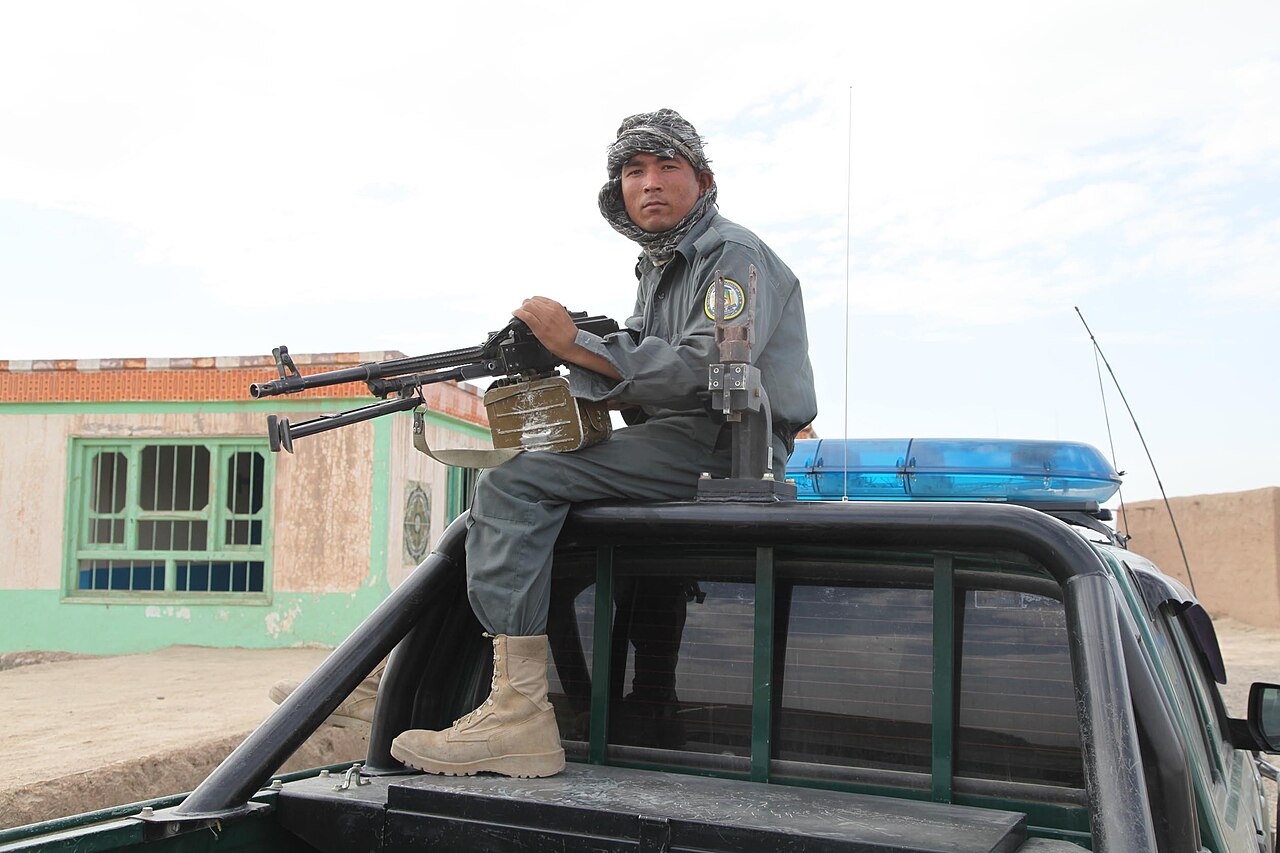 Forward Operating Base patrol in Helmand Province, Afghanistan