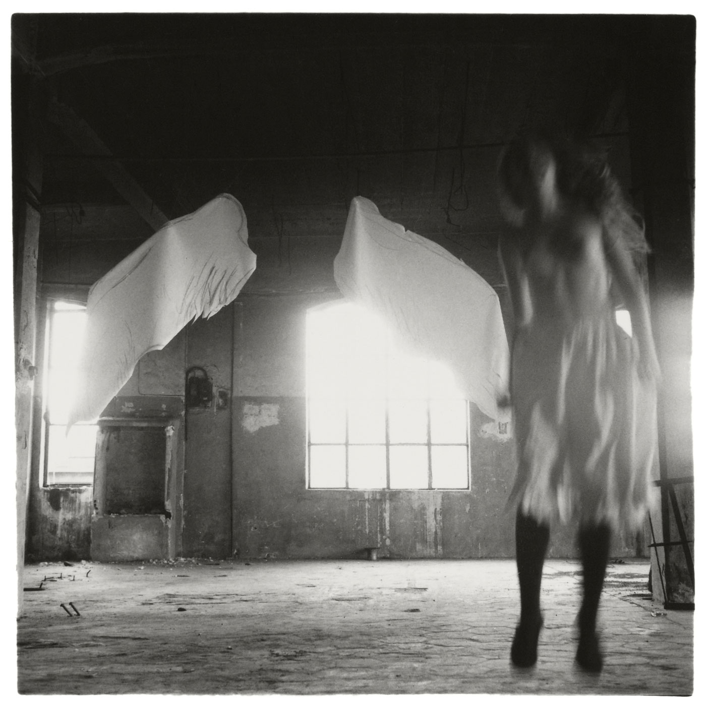 Angel Series, Rome, 1977 by Francesca Woodman