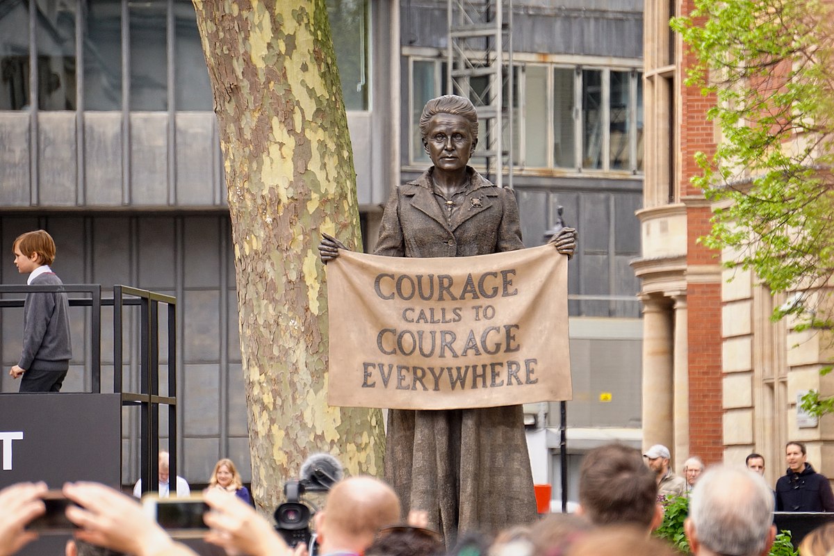 Millicent Fawcett Statue by Gillian Wearing, Parliament Square, London, 2018