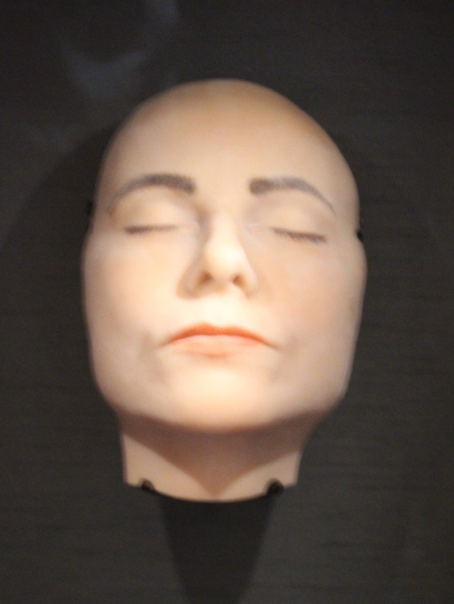 Sleeping Mask by Gillian Wearing, self-portrait in wax and polymer resin, 2004