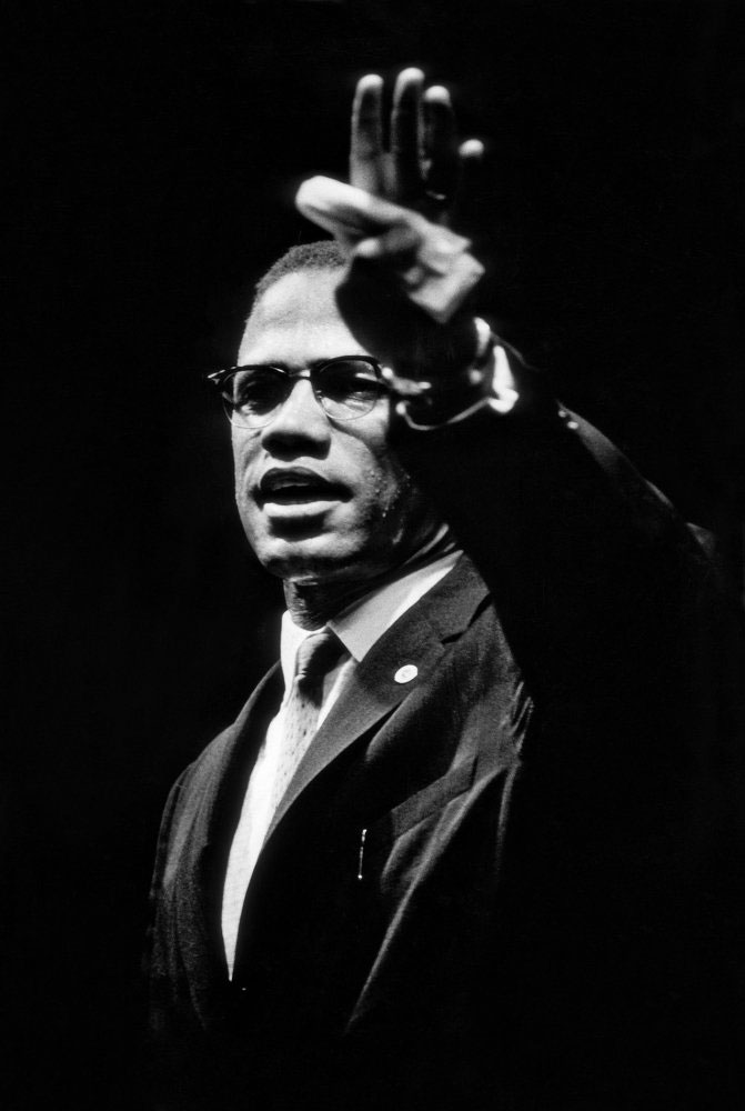 Malcolm X at Rally, Chicago, Illinois, 1963