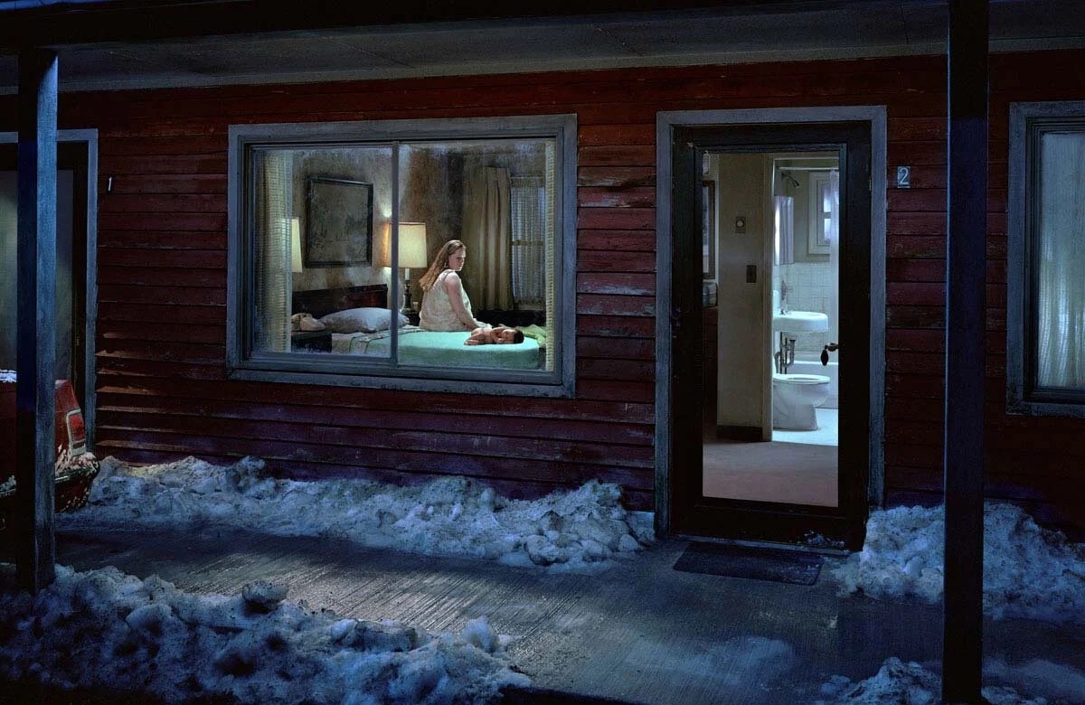 Untitled (Man in Woods), Cathedral of the Pines, 2014 — Gregory Crewdson