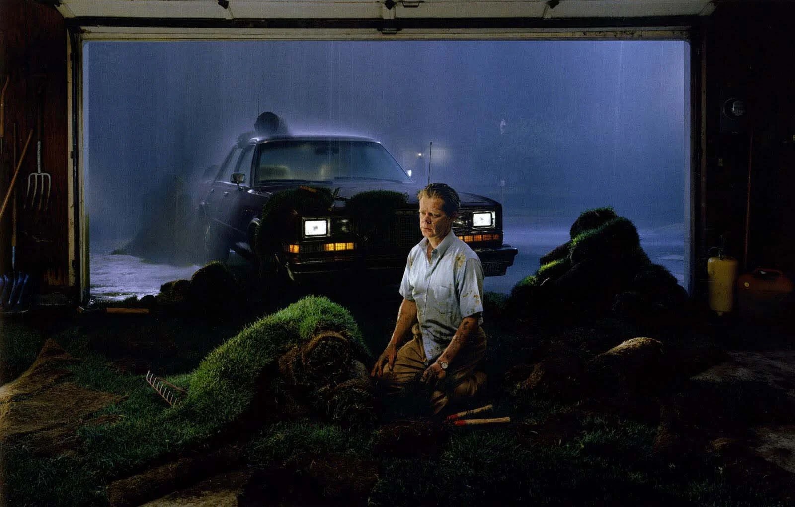 Untitled (Pregnant Woman), Twilight, 1998 — Gregory Crewdson