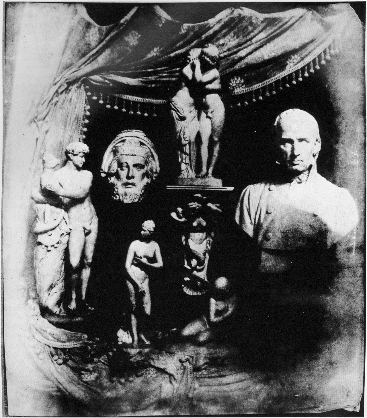 Still Life with Plaster Casts by Hippolyte Bayard, c. 1839