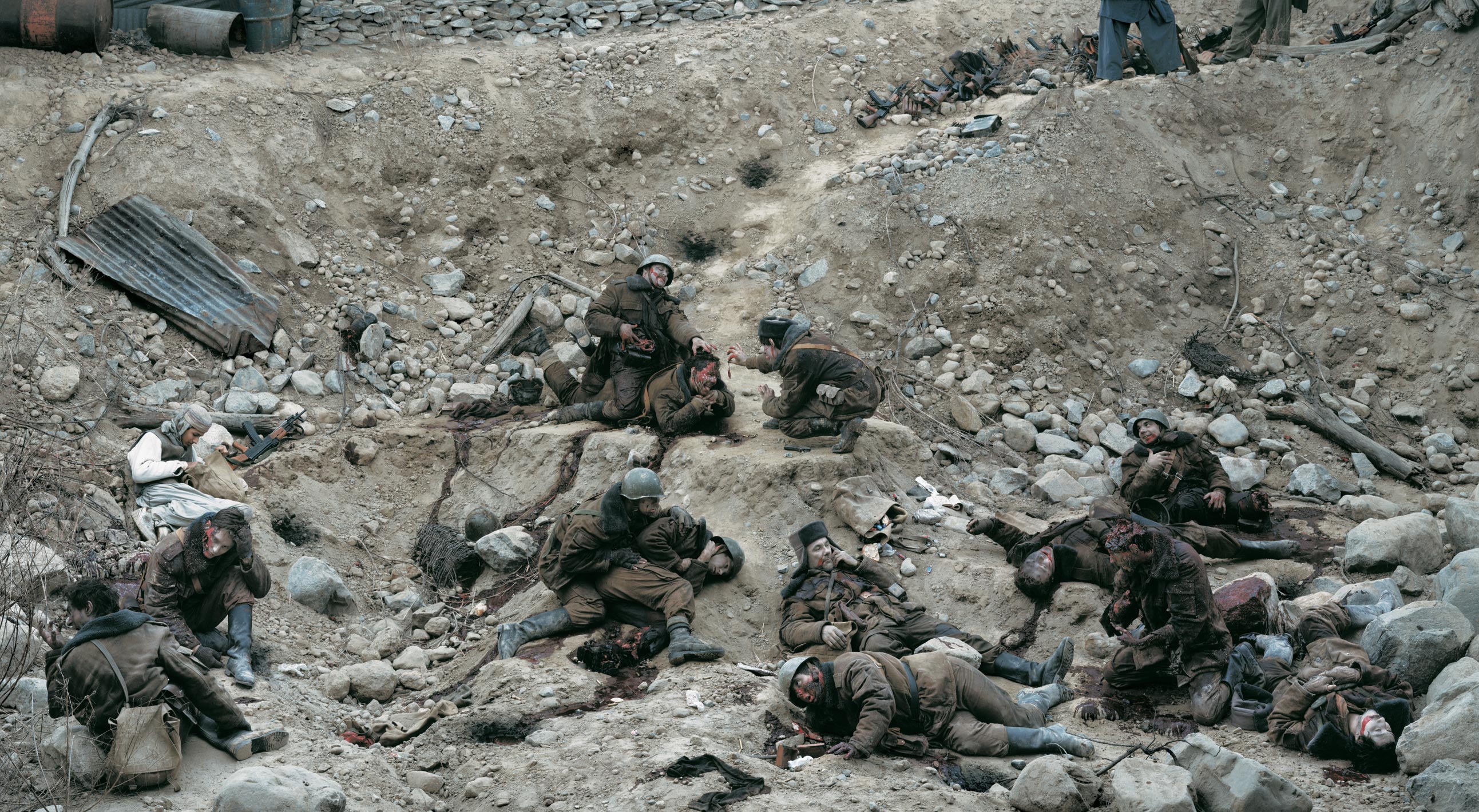 Dead Troops Talk, Transparency in lightbox, 1992 — Jeff Wall