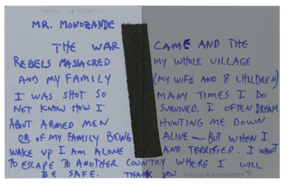 Open See — Migration Document, DRC — Jim Goldberg