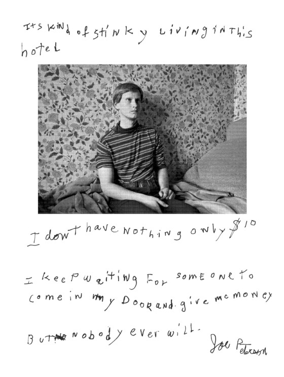 Rich and Poor — SRO Resident, San Francisco — Jim Goldberg