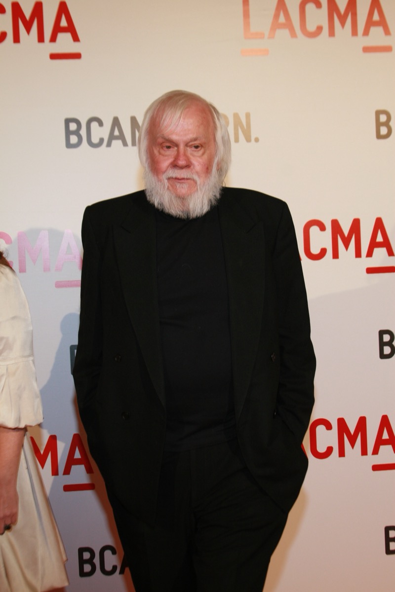 John Baldessari at the LACMA Broad Contemporary Art Museum gala opening, 2008