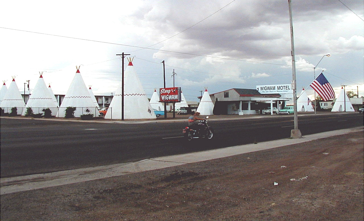 Wigwam Motel sign, Route 66, Holbrook, Arizona