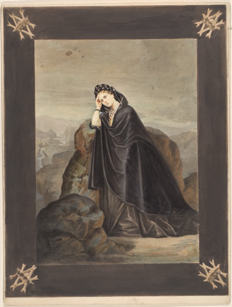 Beatrix, portrait of the Countess de Castiglione by Pierre-Louis Pierson, c. 1856-57