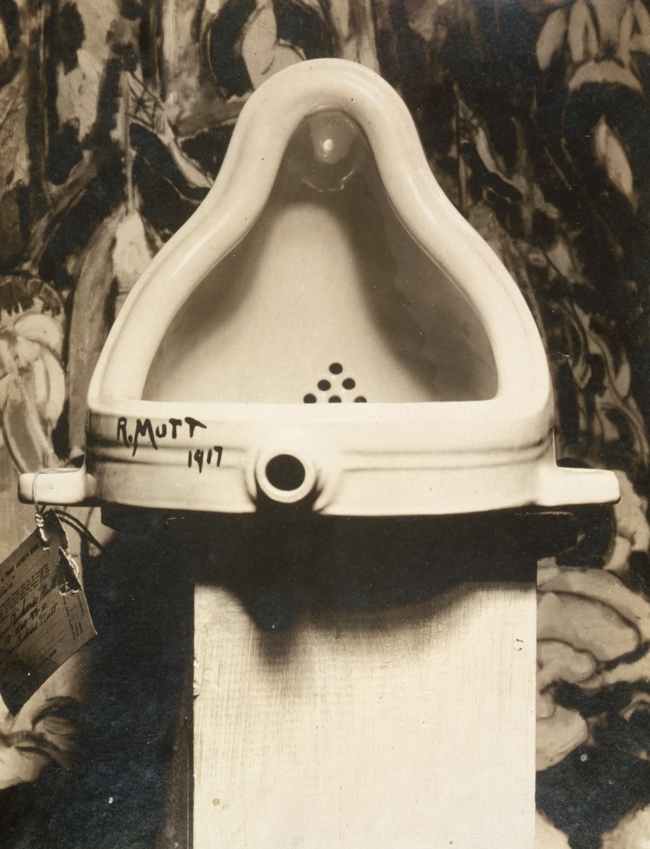 Fountain by Marcel Duchamp, photograph by Alfred Stieglitz, 1917