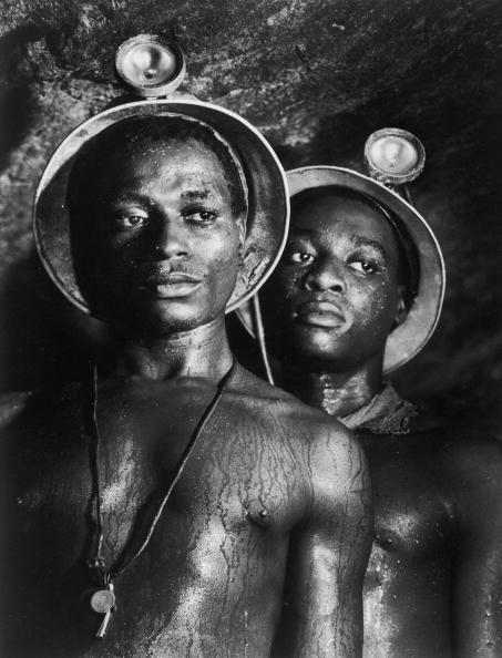 South African Gold Miners, Johannesburg, 1950 — Margaret Bourke-White
