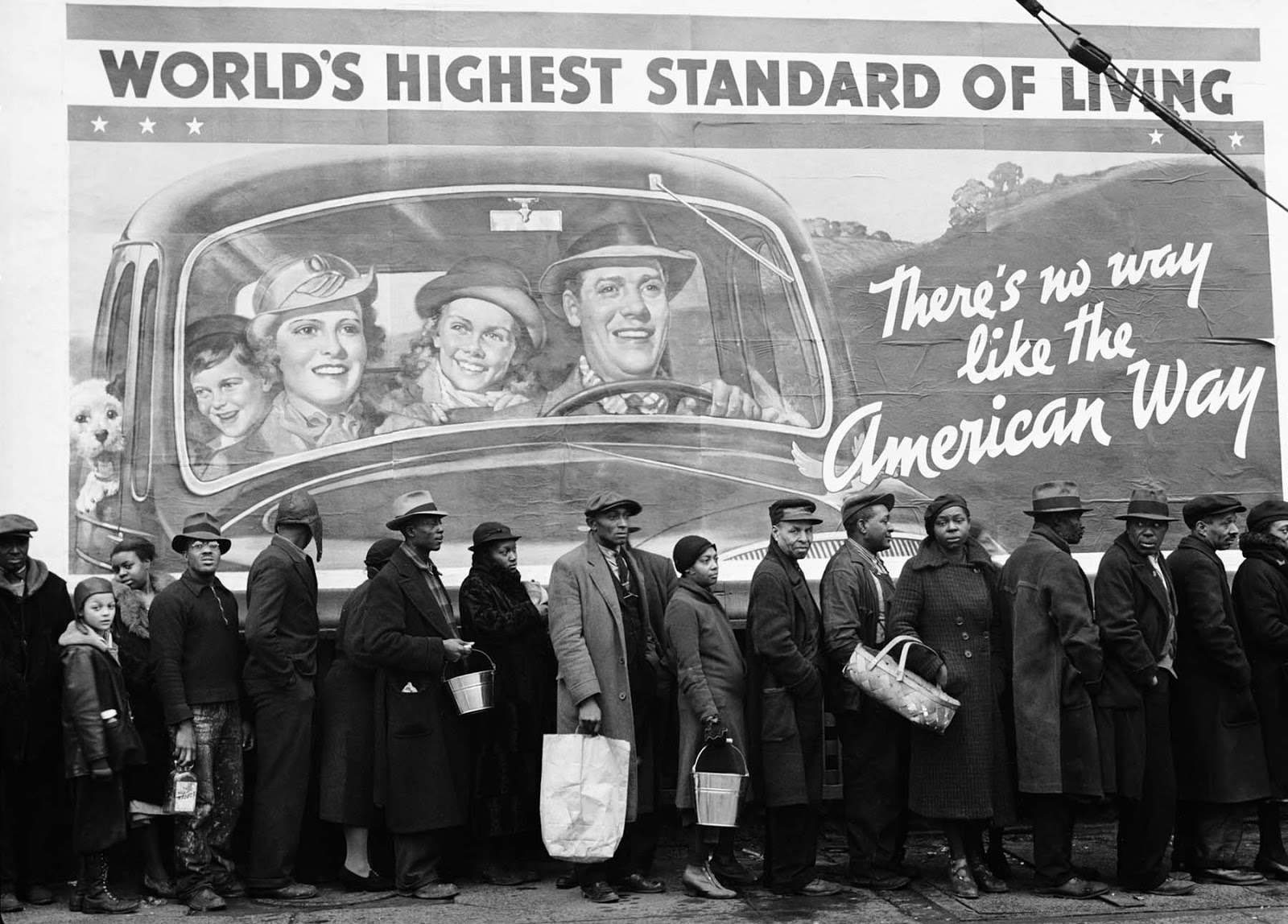 Louisville Flood, World's Highest Standard of Living, 1937 — Margaret Bourke-White