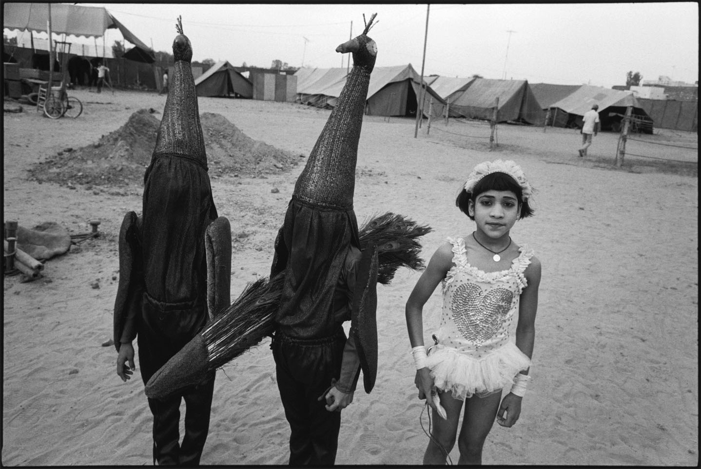 Indian Circus (Child Acrobat), India by Mary Ellen Mark