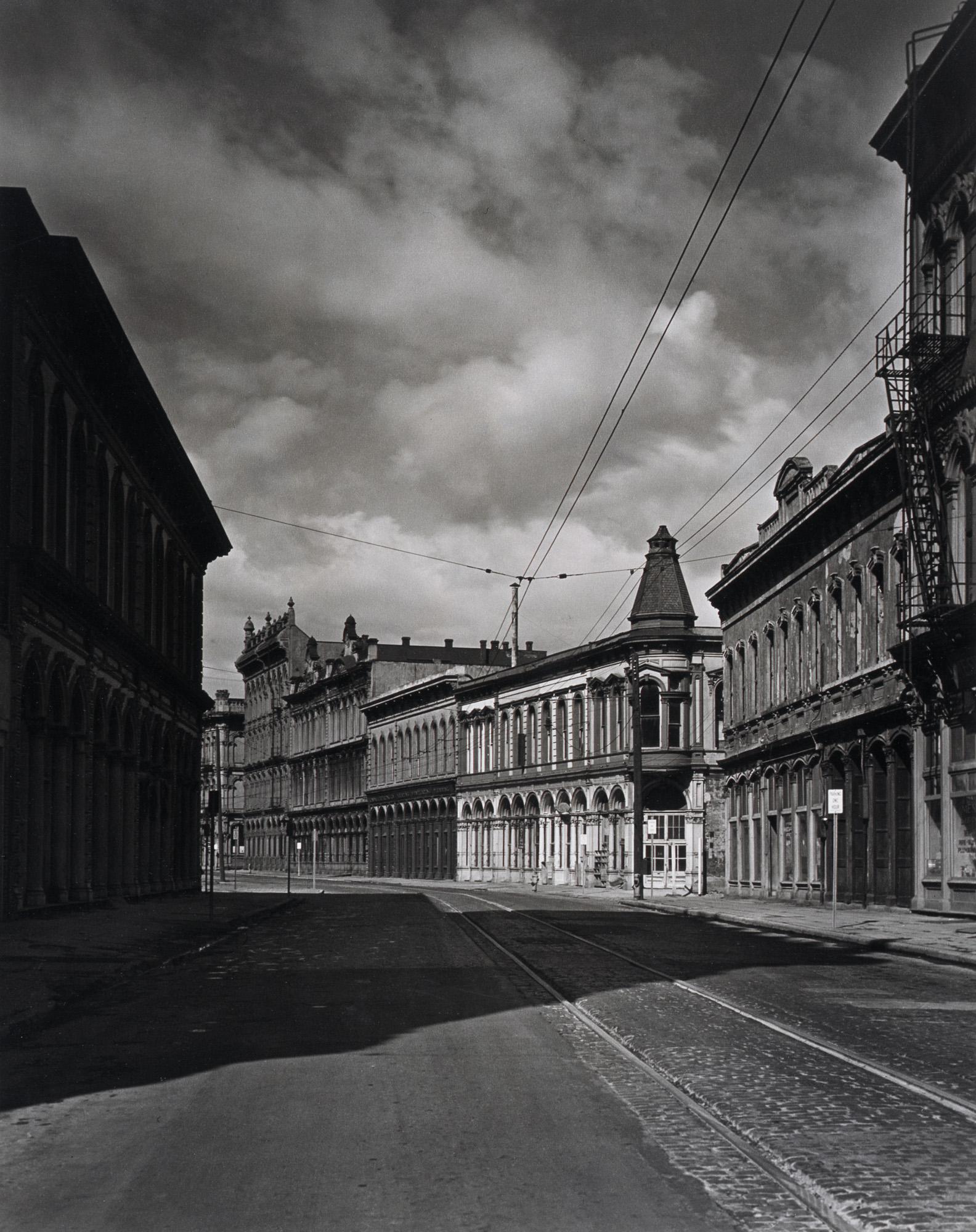 Front Street, Portland, Oregon, 1939 — Minor White