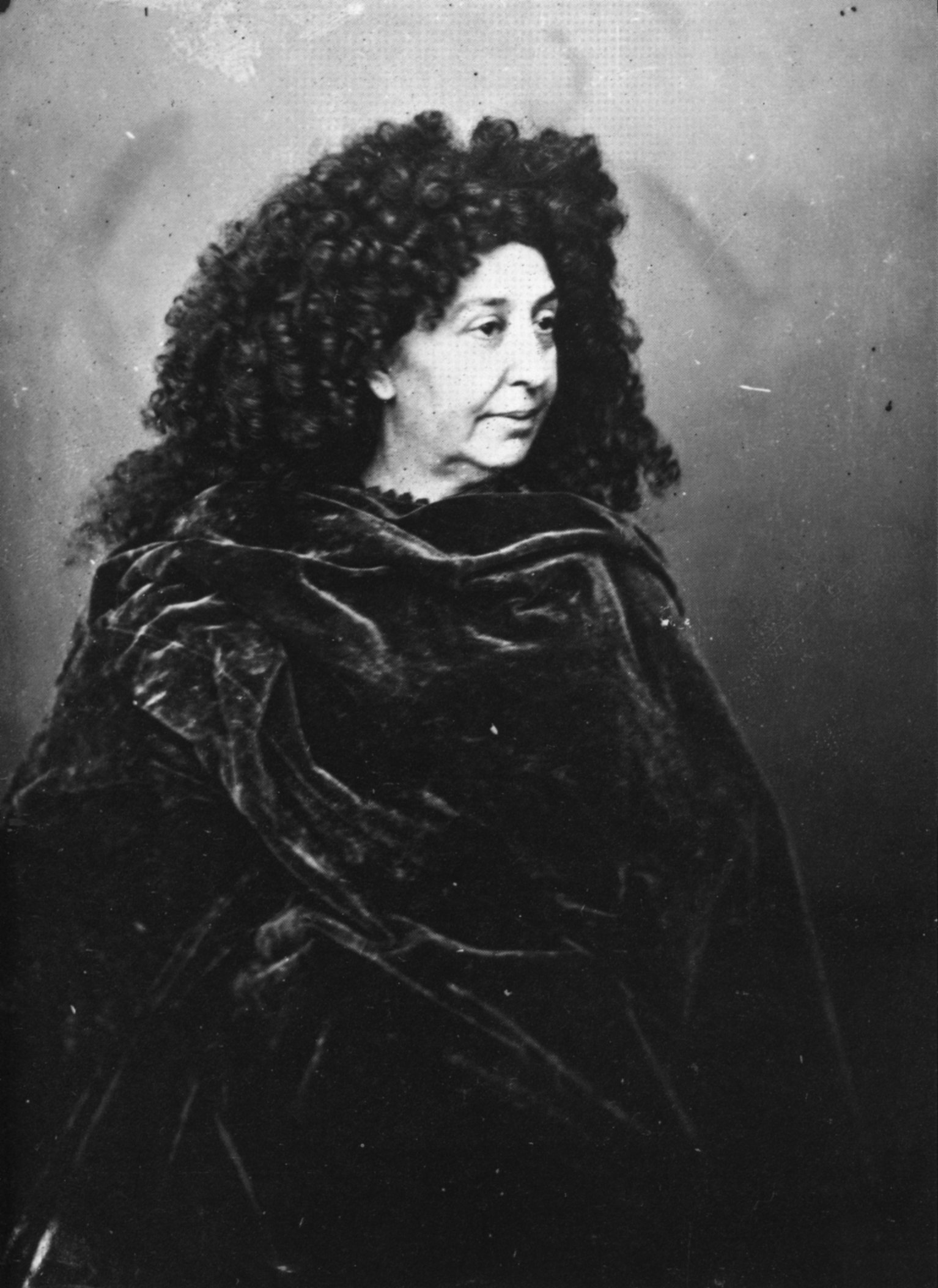 George Sand, photographed by Nadar, c. 1864