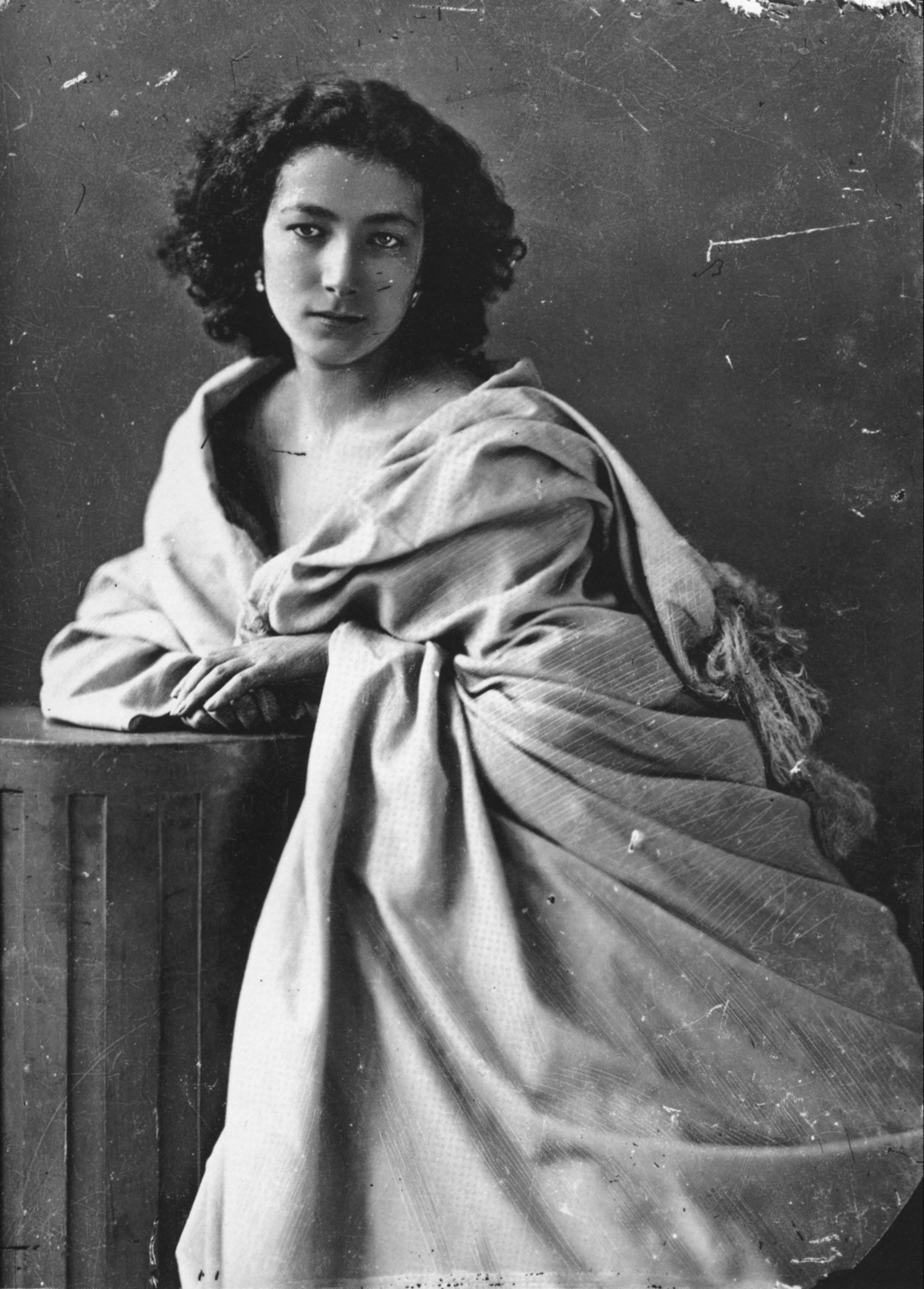 Sarah Bernhardt, photographed by Nadar, c. 1864