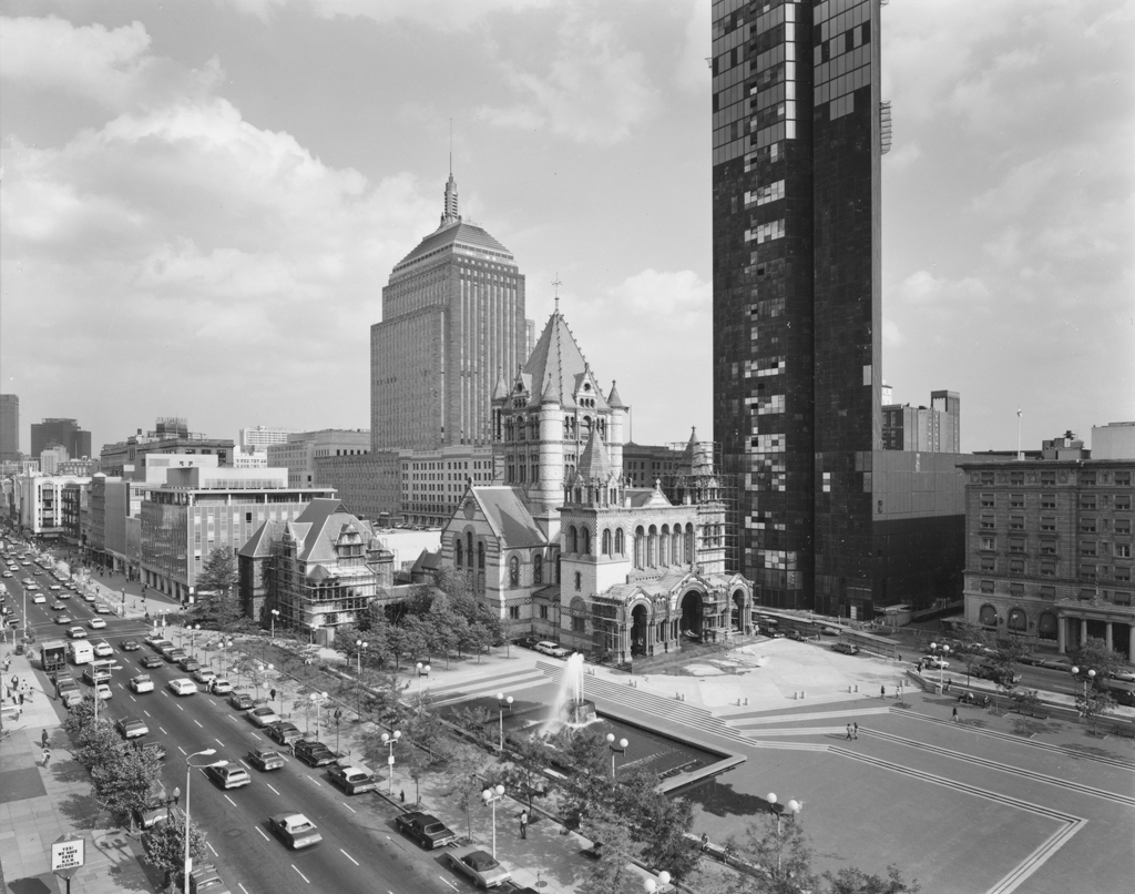 View of Hancock Tower, Boston, 1975 — Nicholas Nixon