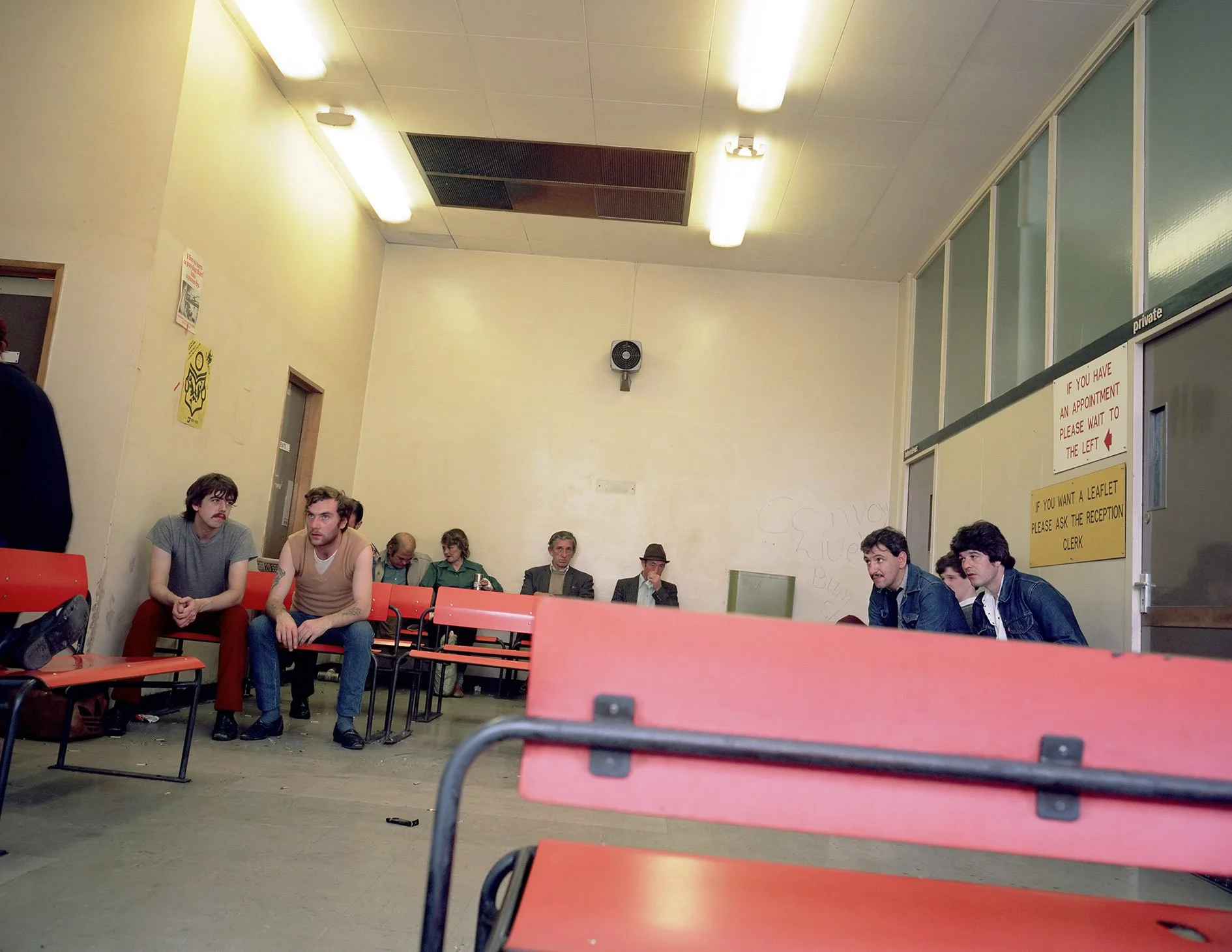 DHSS Waiting Room, From Beyond Caring, 1985 — Paul Graham