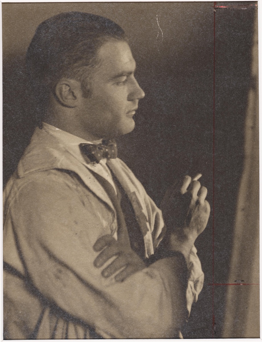 Portrait of Henry Ernest Schnakenberg by Paul Outerbridge, gelatin silver print, 1923