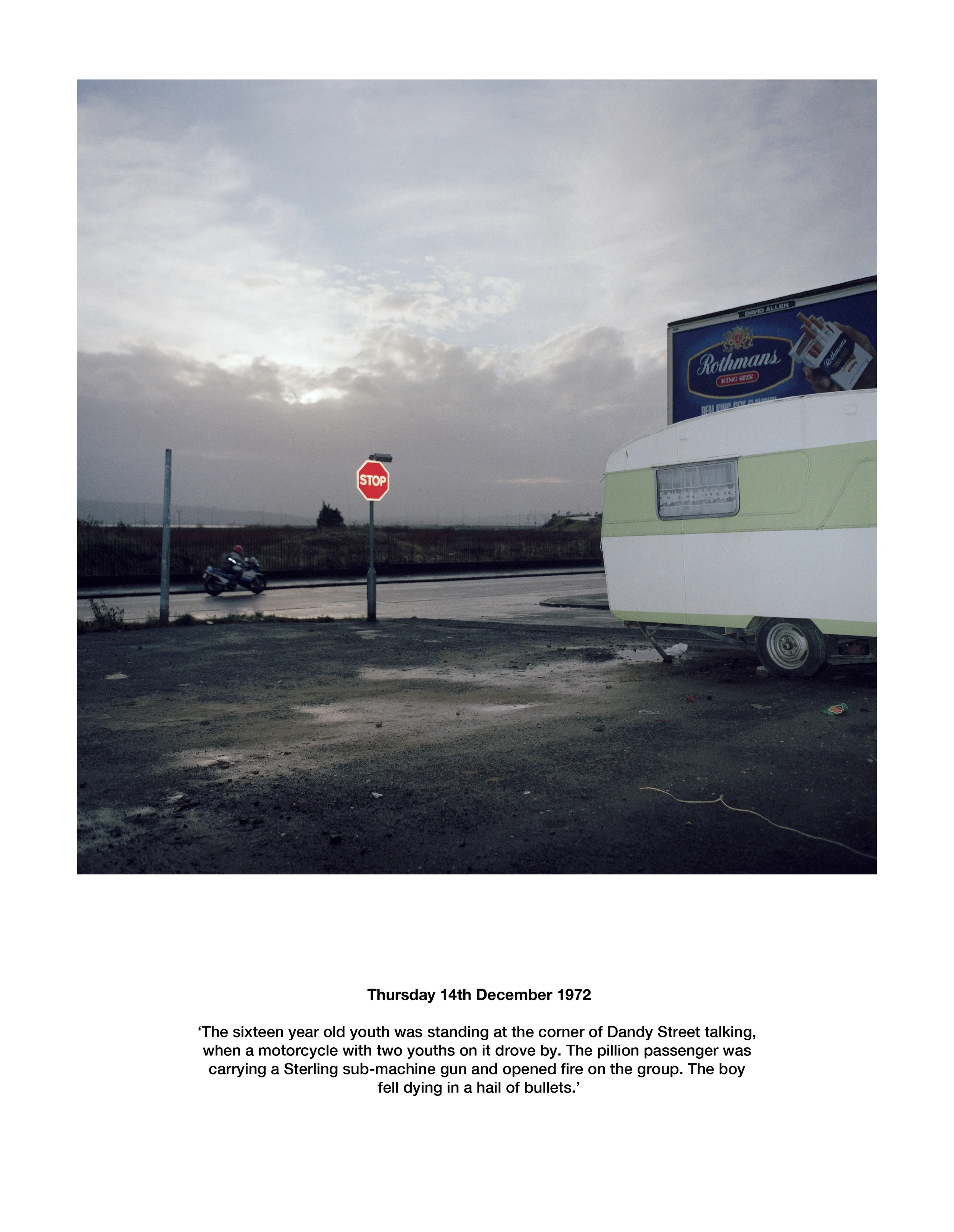 Sectarian Murder Site, Belfast, From Sectarian Murder, 1988 — Paul Seawright