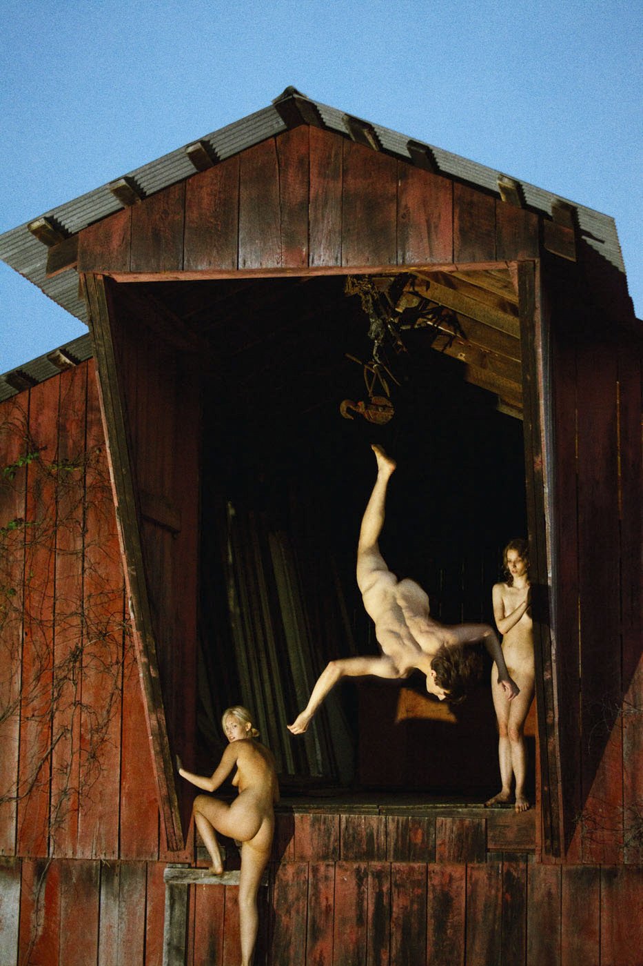 Barn Flip (Red), 2013 — Ryan McGinley