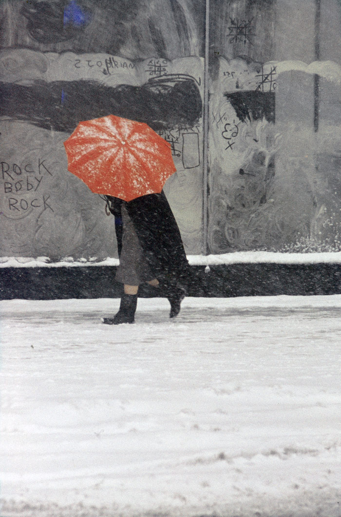 Red Umbrella by Saul Leiter