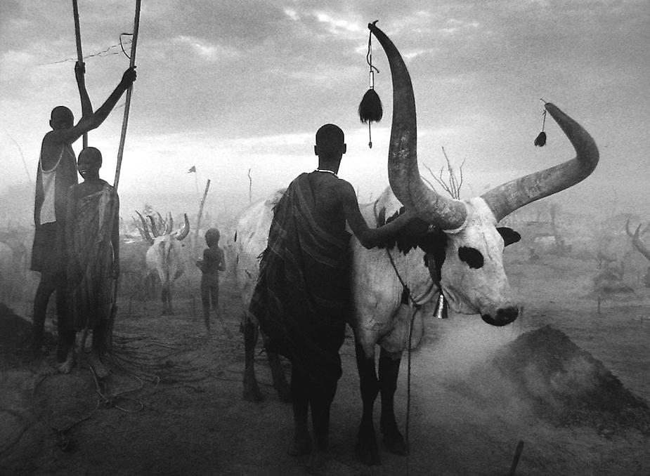 Dinka Group at Pagarau Cattle Camp, Southern Sudan, 2006 — Sebastião Salgado