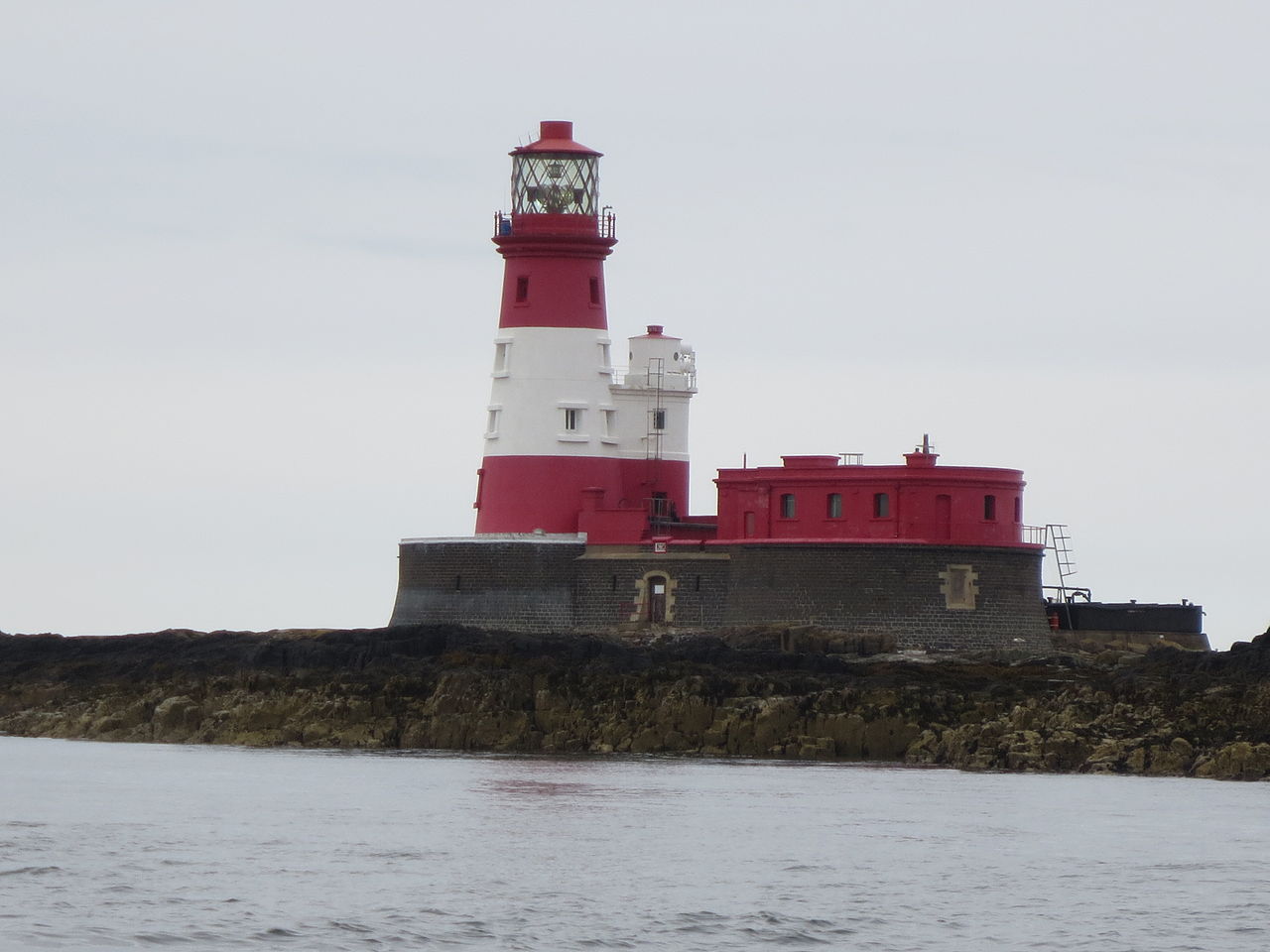 Longstone Lighthouse, Farne Islands, Northumberland — location connected to Dean's Disappearance at Sea