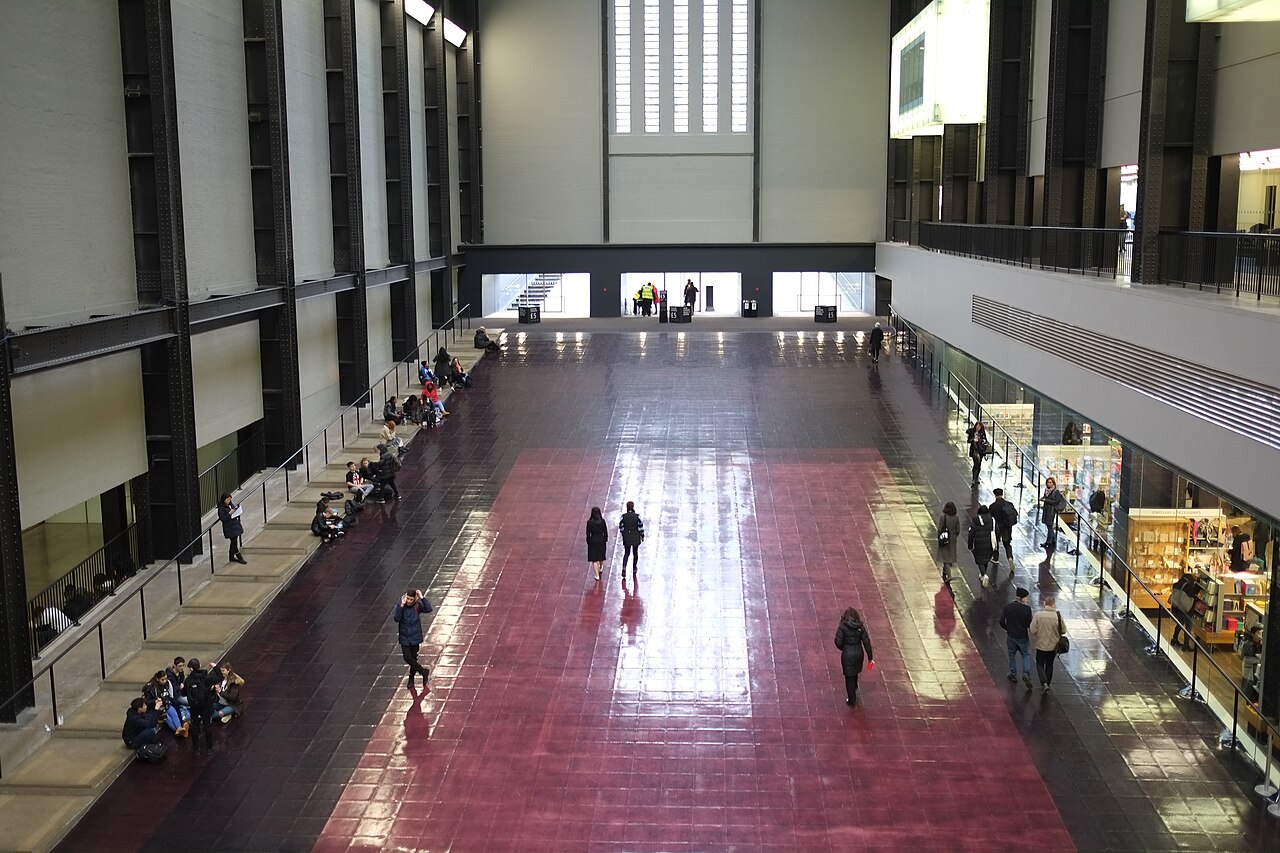 Inside the Turbine Hall at Tate Modern, London — site of Dean's FILM commission, 2011