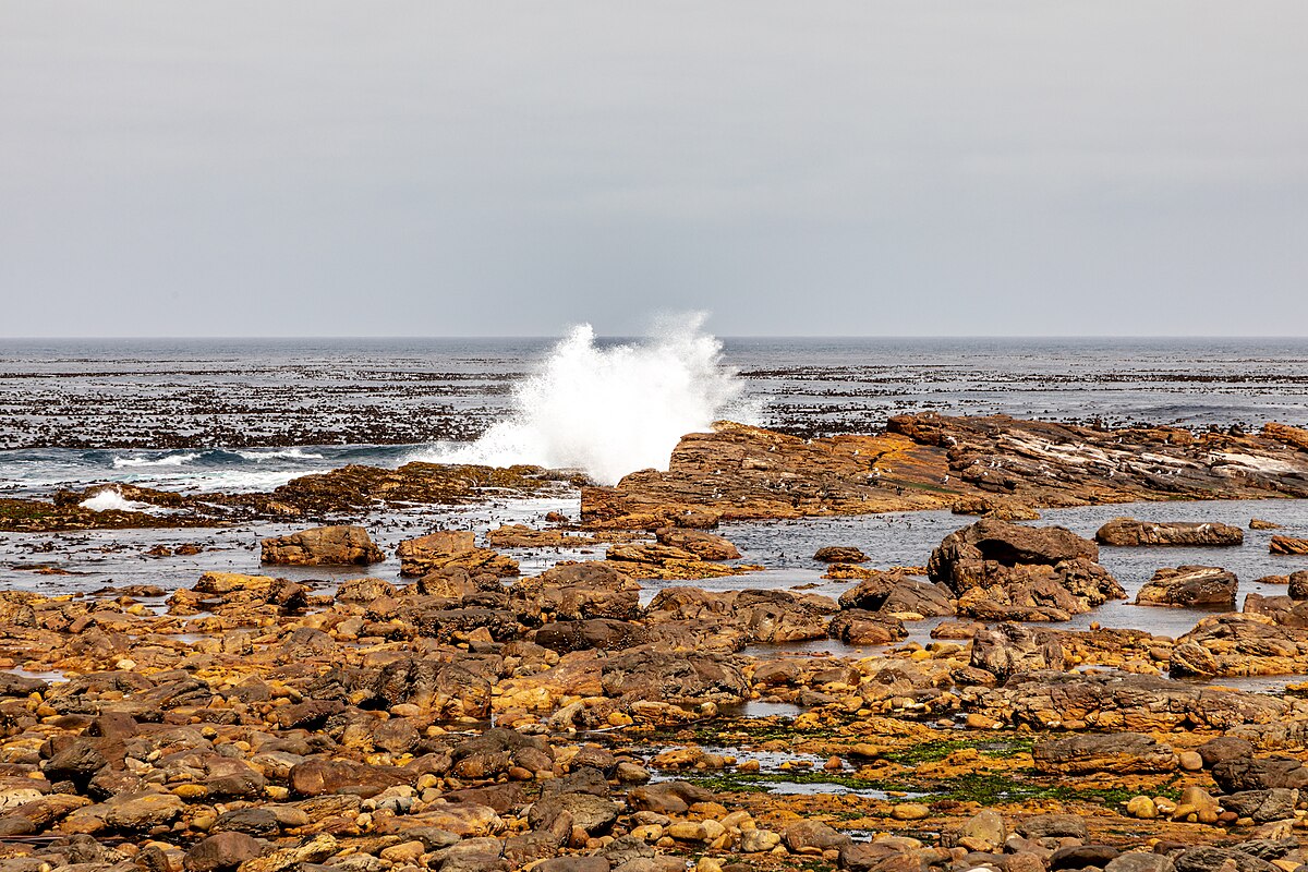 Dramatic coastline at the Cape of Good Hope, the south-western extreme of Africa, South Africa