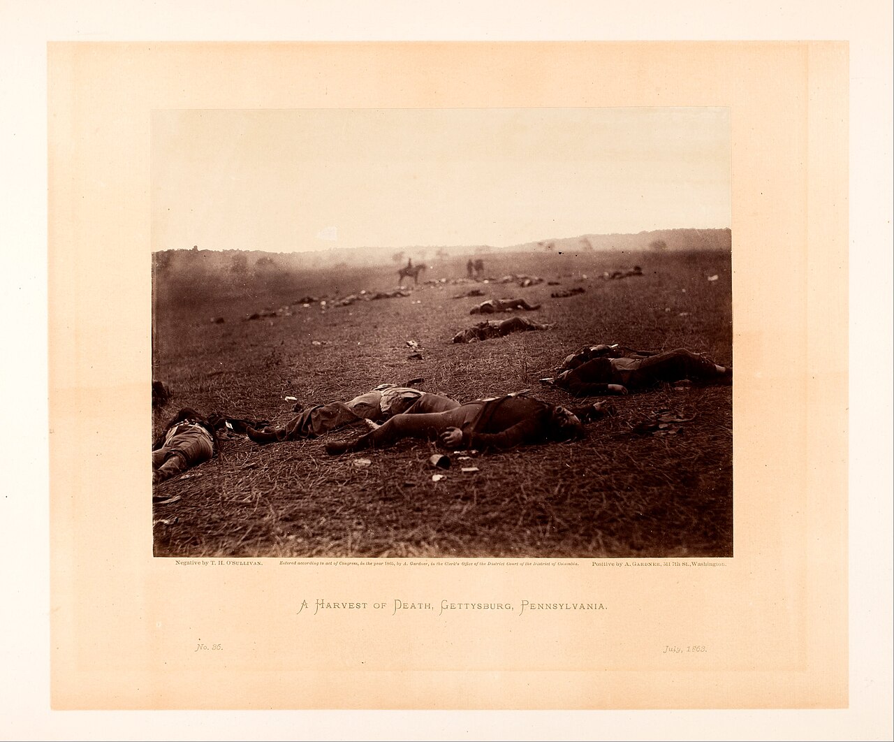 A Harvest of Death, Gettysburg, July 1863 — Timothy H. O'Sullivan