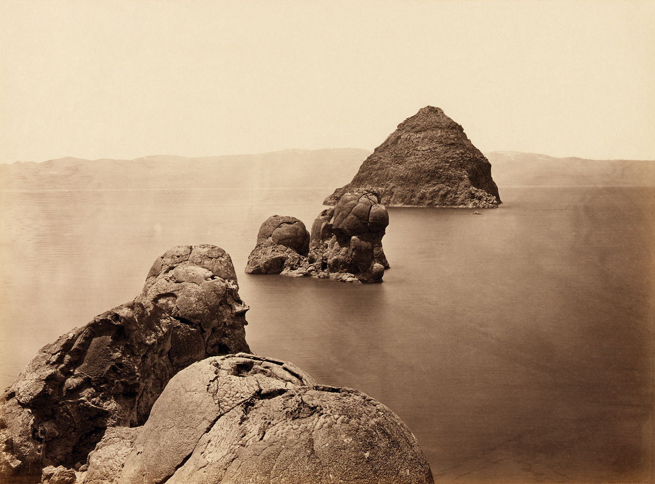 Tufa Domes, Pyramid Lake, Nevada, 1867 — Timothy H. O'Sullivan