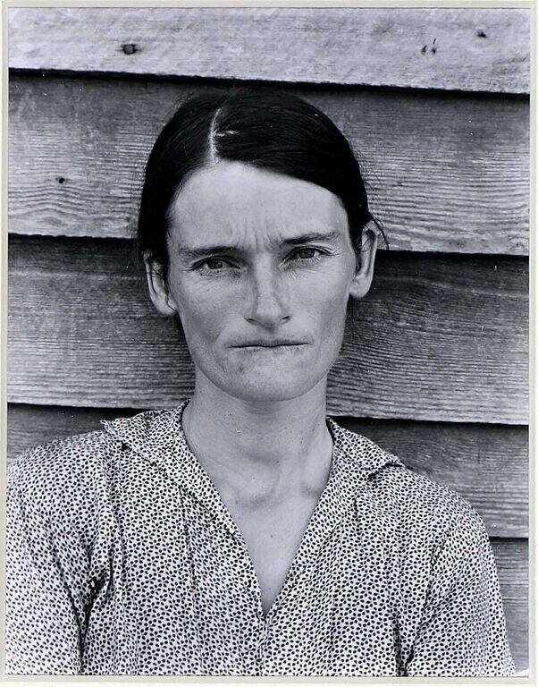 Allie Mae Burroughs, Hale County, Alabama, 1936 — Walker Evans